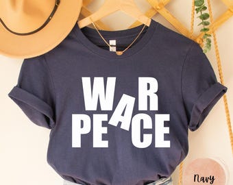 Peace Symbol Graphic T-Shirt: Hope and Unity Anti-War Tee