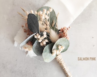 Wedding Boutonniere Eucalyptus | Groomsmen Boutonniere | Rustic Buttonhole for Men | Rustic Wedding Boutonniere | Woodland Wedding Accessory