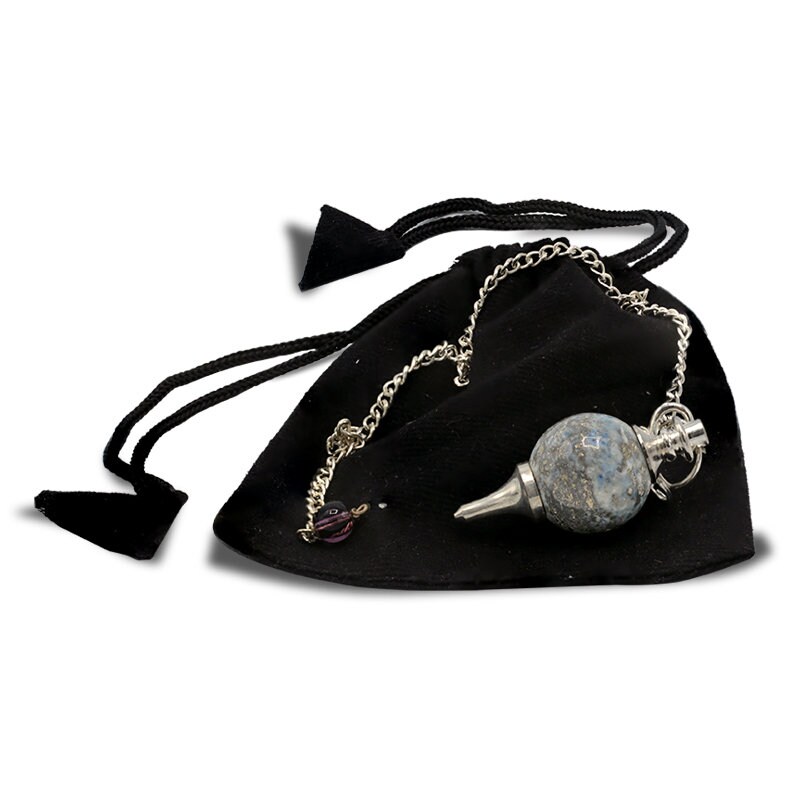 Pendule Lapis Lazuli Poli et Métal