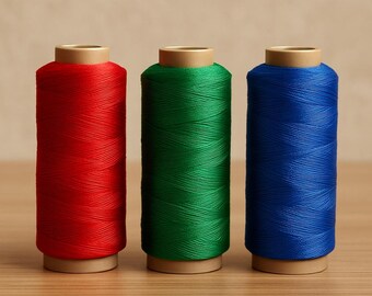 Colorful String Art Thread Set – Vibrant Portrait Colors, 3 Spools