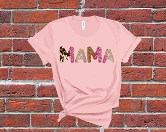Neon Pink Mama Shirt | Etsy