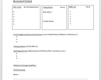 RN Case Manager Template RN CM Hospital Inpatient Clinic Outpatient