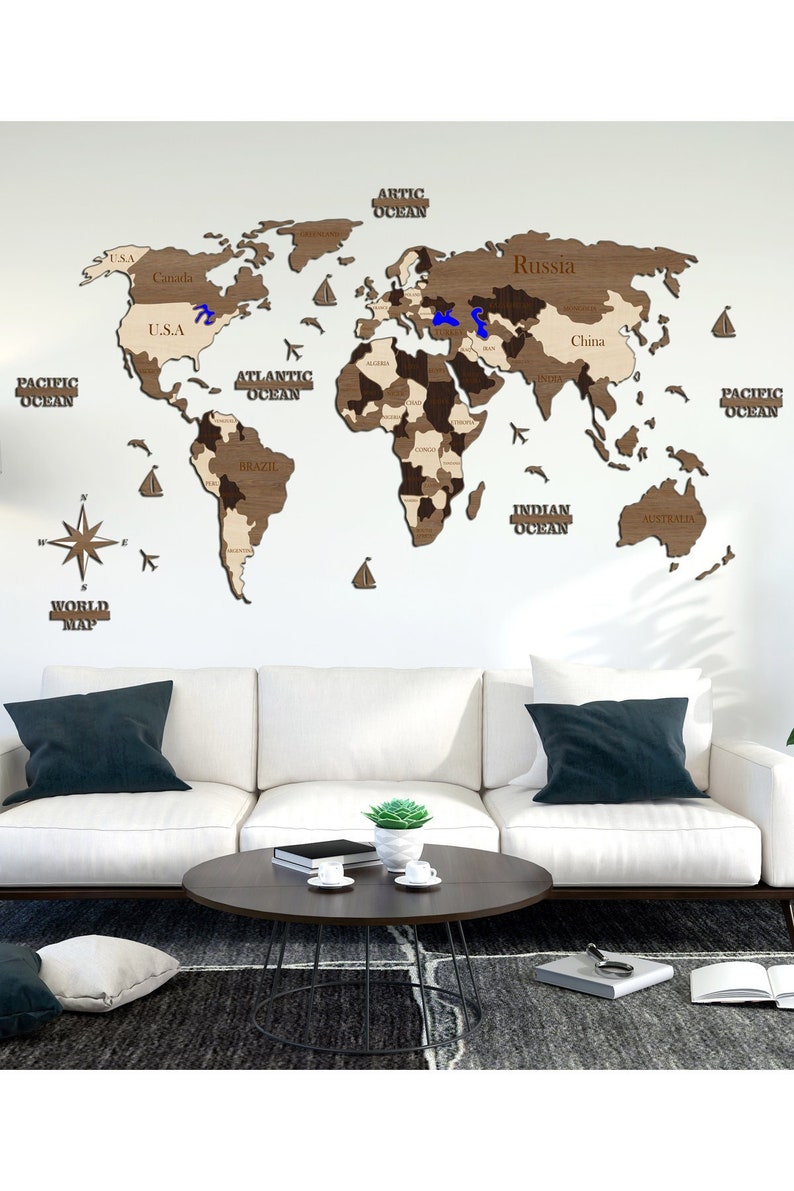 3D Ahşap Dünya Haritası Ahşap Duvar Haritası Yeni Eve Etsy UK 3D Ahşap Dünya Haritası Ahşap Duvar Haritası Yeni Eve Etsy UK