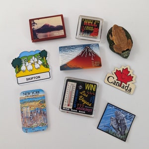 Destination Magnets-Your Choice Costa Rica England Japan PR Vegas NYC Canada