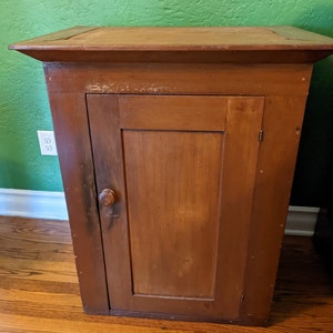 Antique Early American Primitive Floor Cabinet