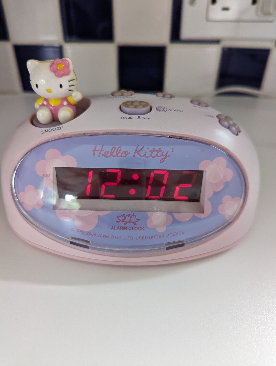 Hello Kitty Digital Alarm Clock Electric and Battery Sanrio Etsy