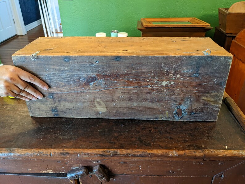 Early American Primitive Wood Shelf Etsy