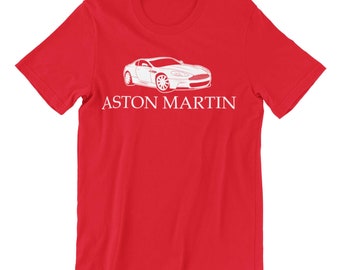 Aston martin DB6 brodé et personnalisé sweat shirt 