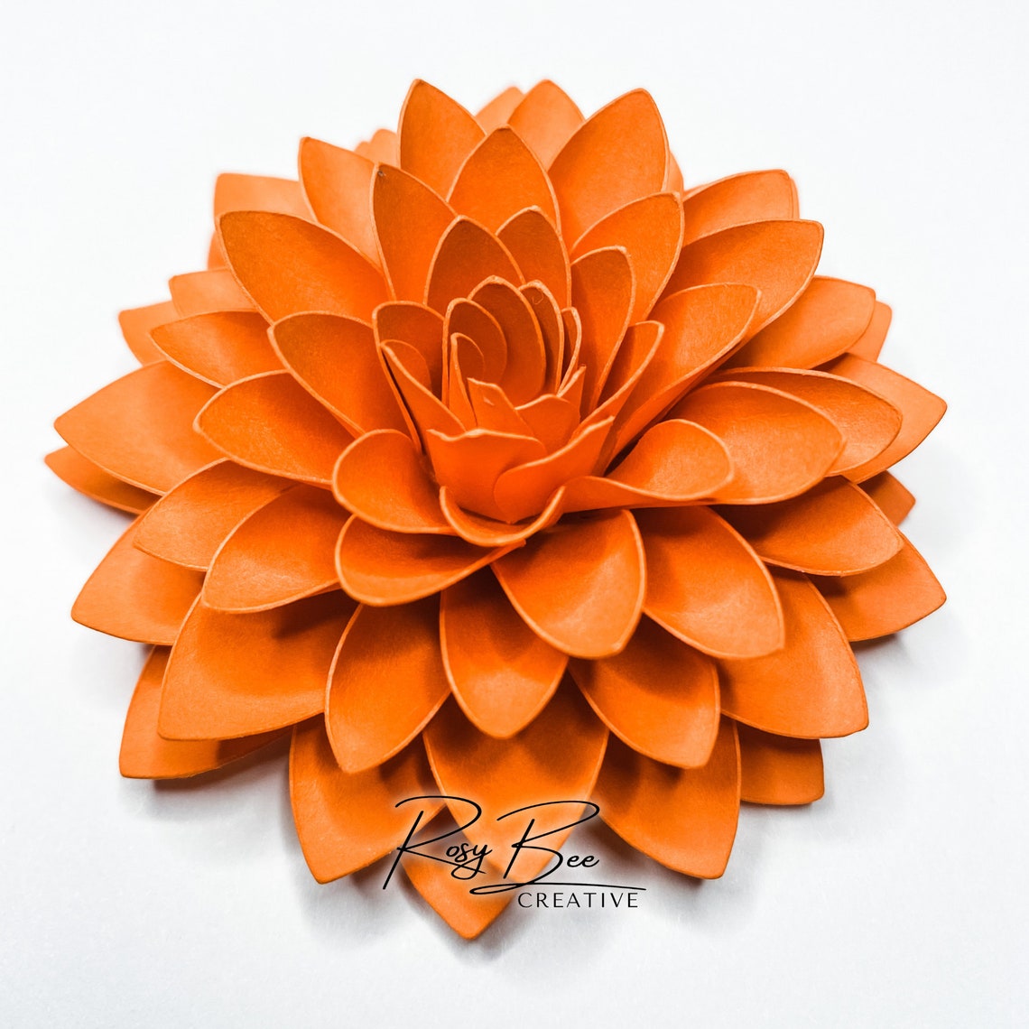 Aria Paper Flower Paper Flower Tutorial Paper Flower Etsy