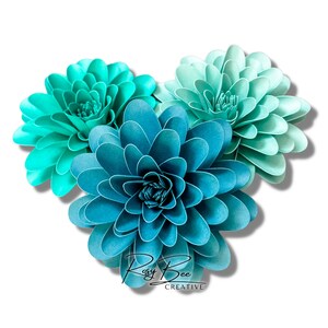 Luna Paper Flower Paper Flower Tutorial Paper Flower Template DIY Paper Flowers Mini Paper