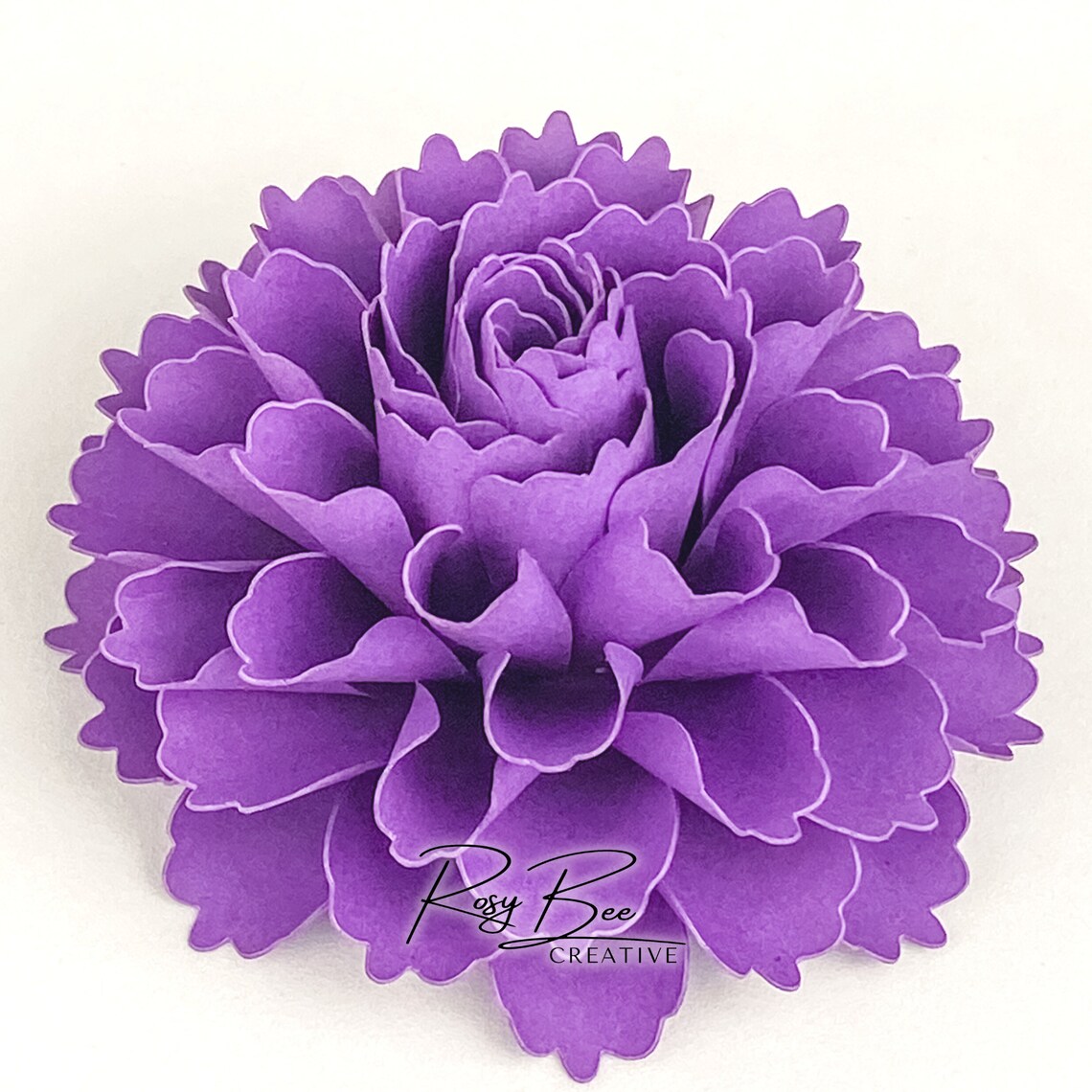 Sophia Paper Flower Paper Flower Tutorial Paper Flower Etsy