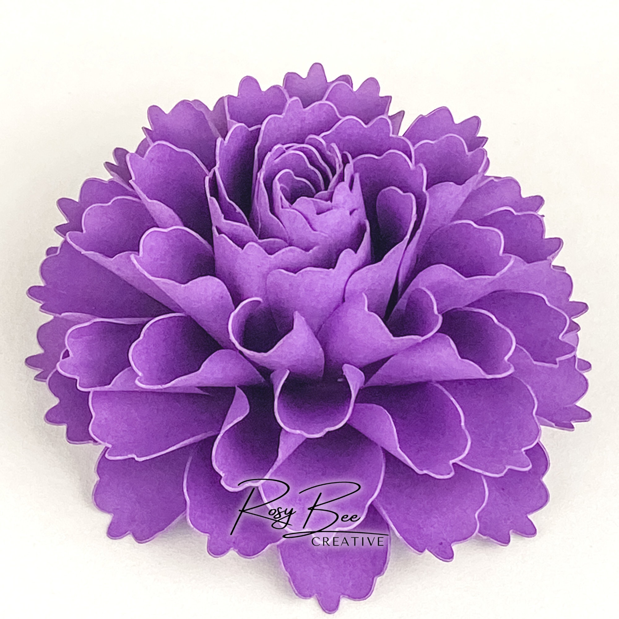 Sophia Paper Flower Paper Flower Tutorial Paper Flower Etsy