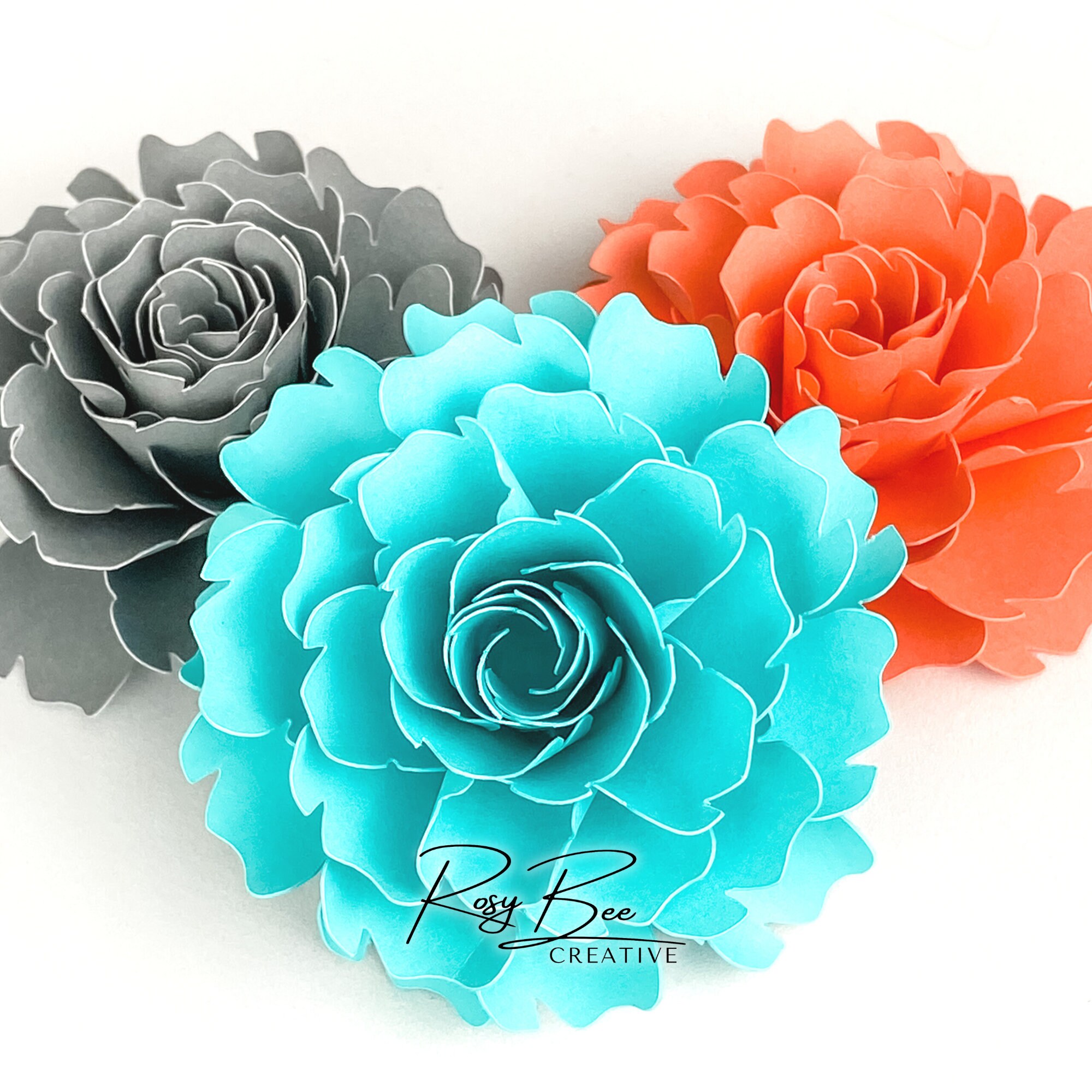 Bundle Pack Paper Flowers Paper Flower Tutorial Paper Flower Template DIY Paper Flowers Mini
