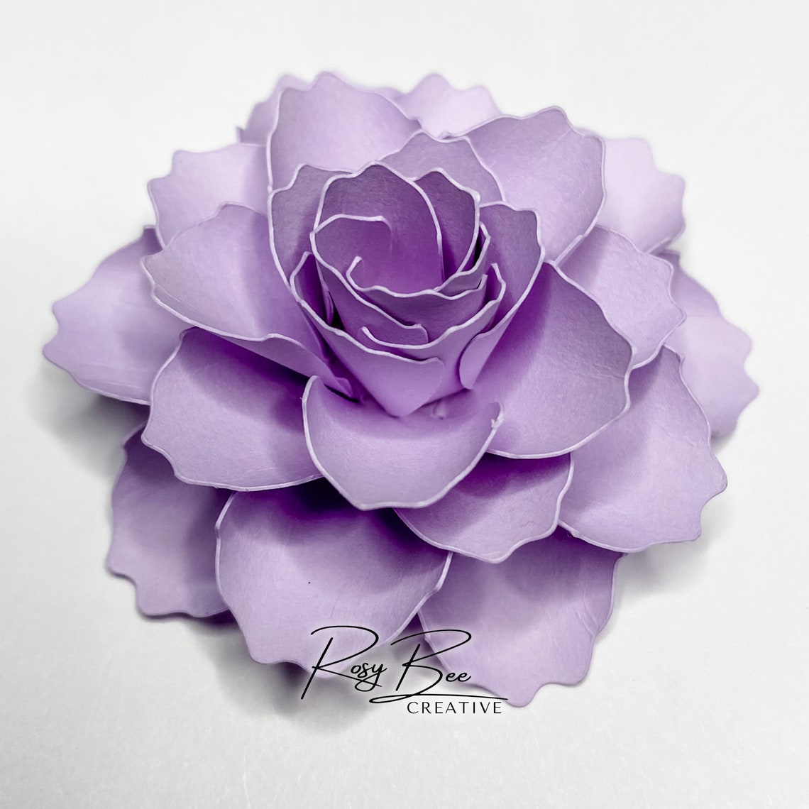 Clare Paper Flower Paper Flower Tutorial Paper Flower Template DIY Paper Flowers Mini Paper