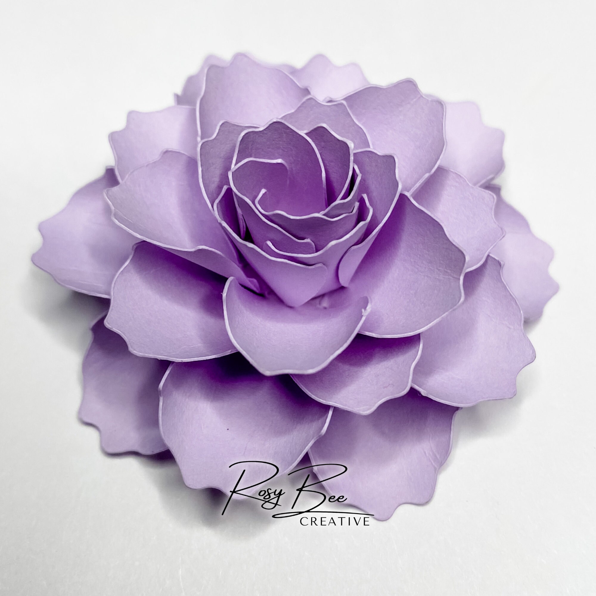 Clare Paper Flower Paper Flower Tutorial Paper Flower Template DIY