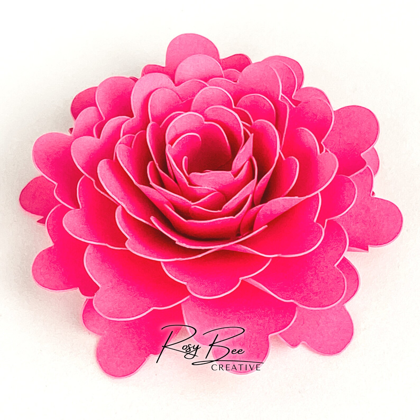 Ella Paper Flower Paper Flower Tutorial Paper Flower Etsy
