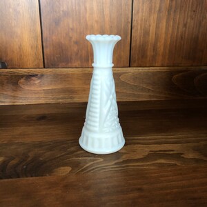 Vintage Milk Glass Vase - Small