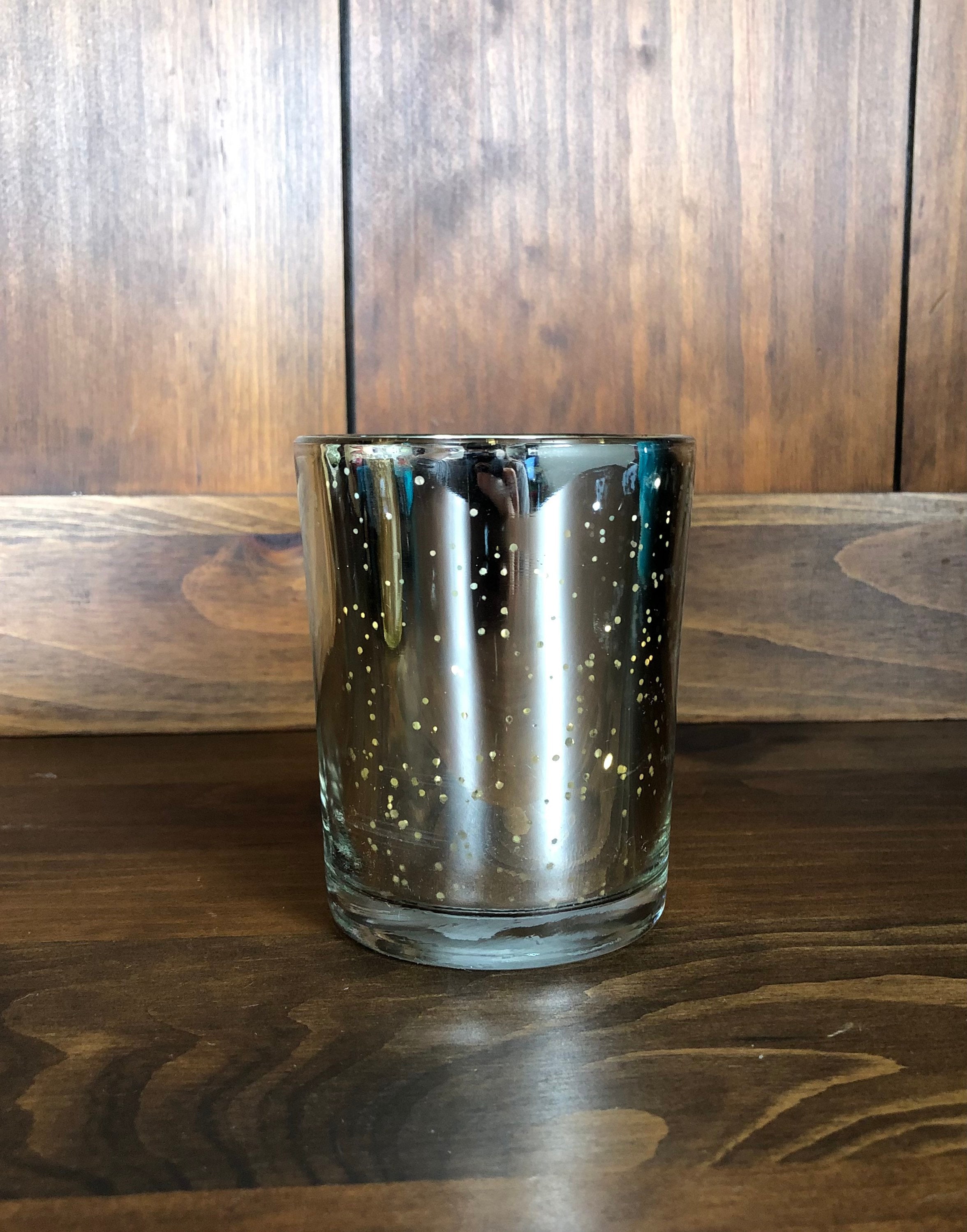 Gold Mercury Glass Votive Candle Holder - Etsy