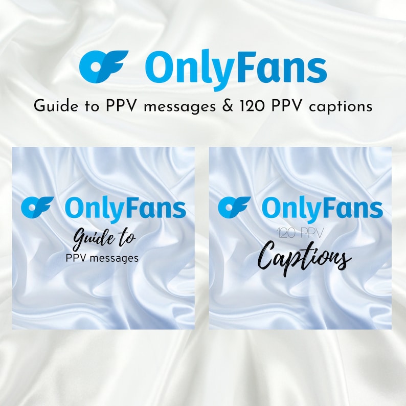 OnlyFans Guide To PPV | Fansly Onlyfans Captions | PPV captions | Content Ideas | Instant Download | 