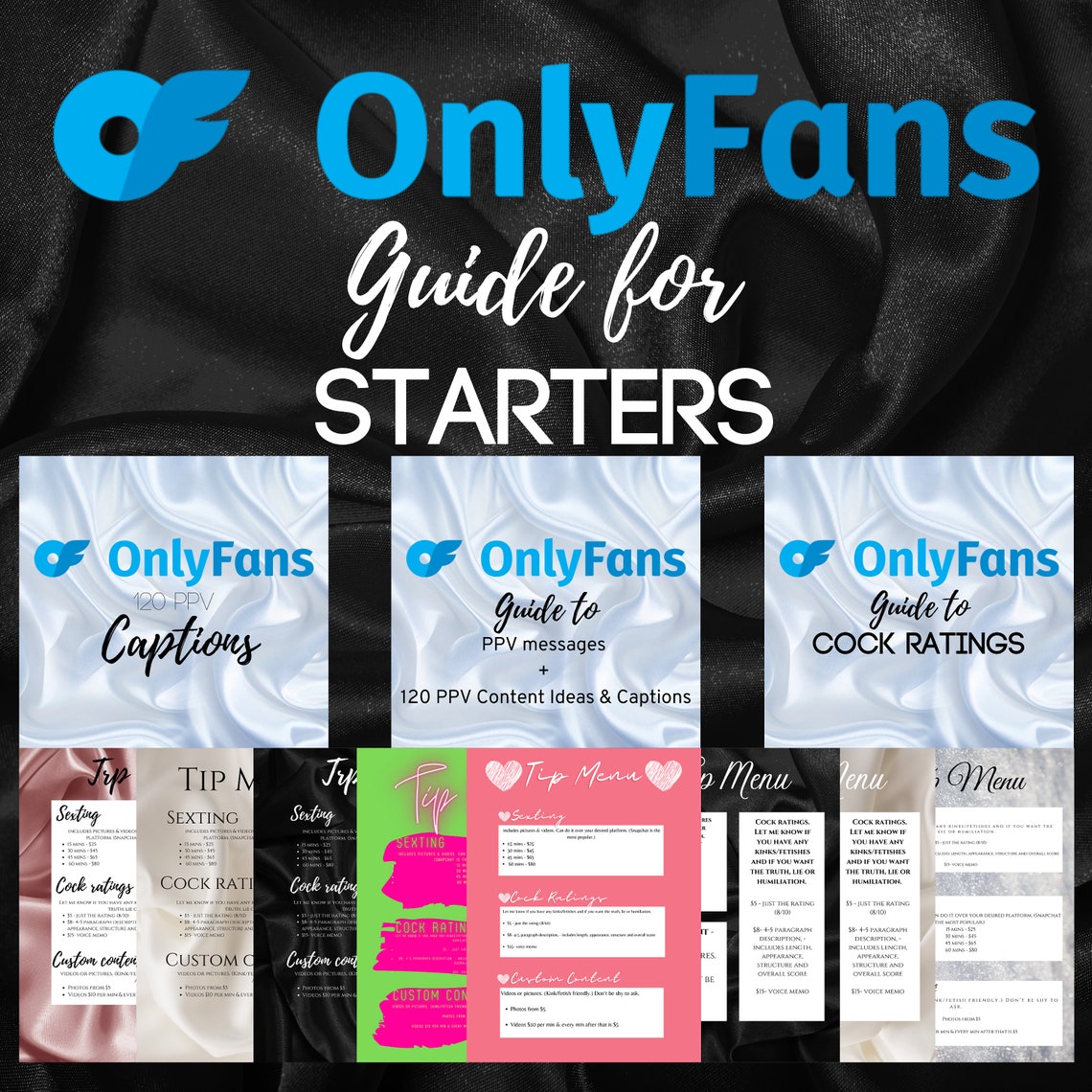 Onlyfans Guide for Starters PPV Messages Content Ideas Etsy