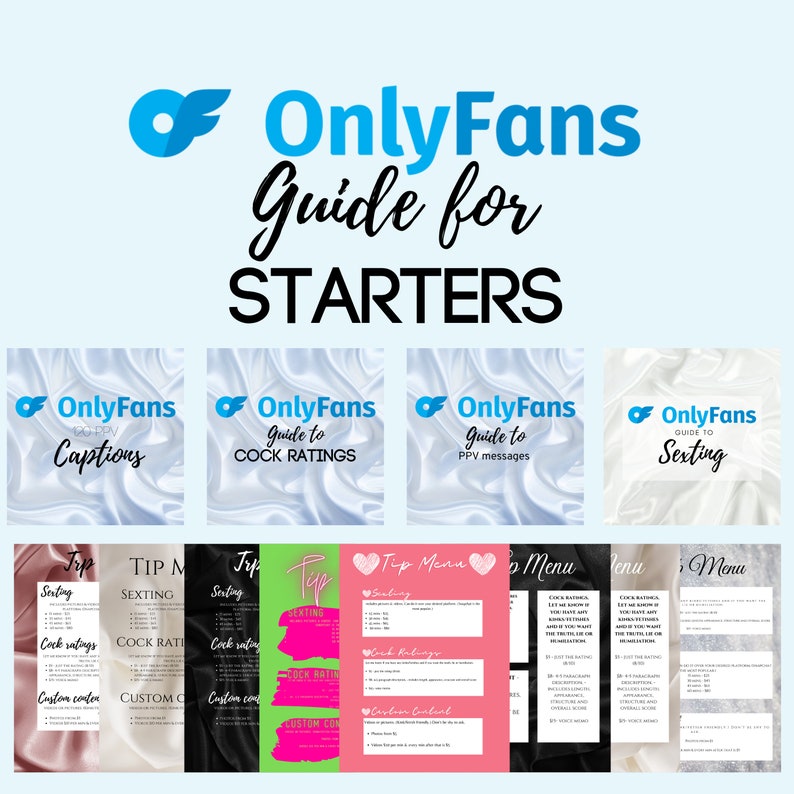 Onlyfans Content Onlyfans Promotion Onlyfans Starter Guide Etsy Canada