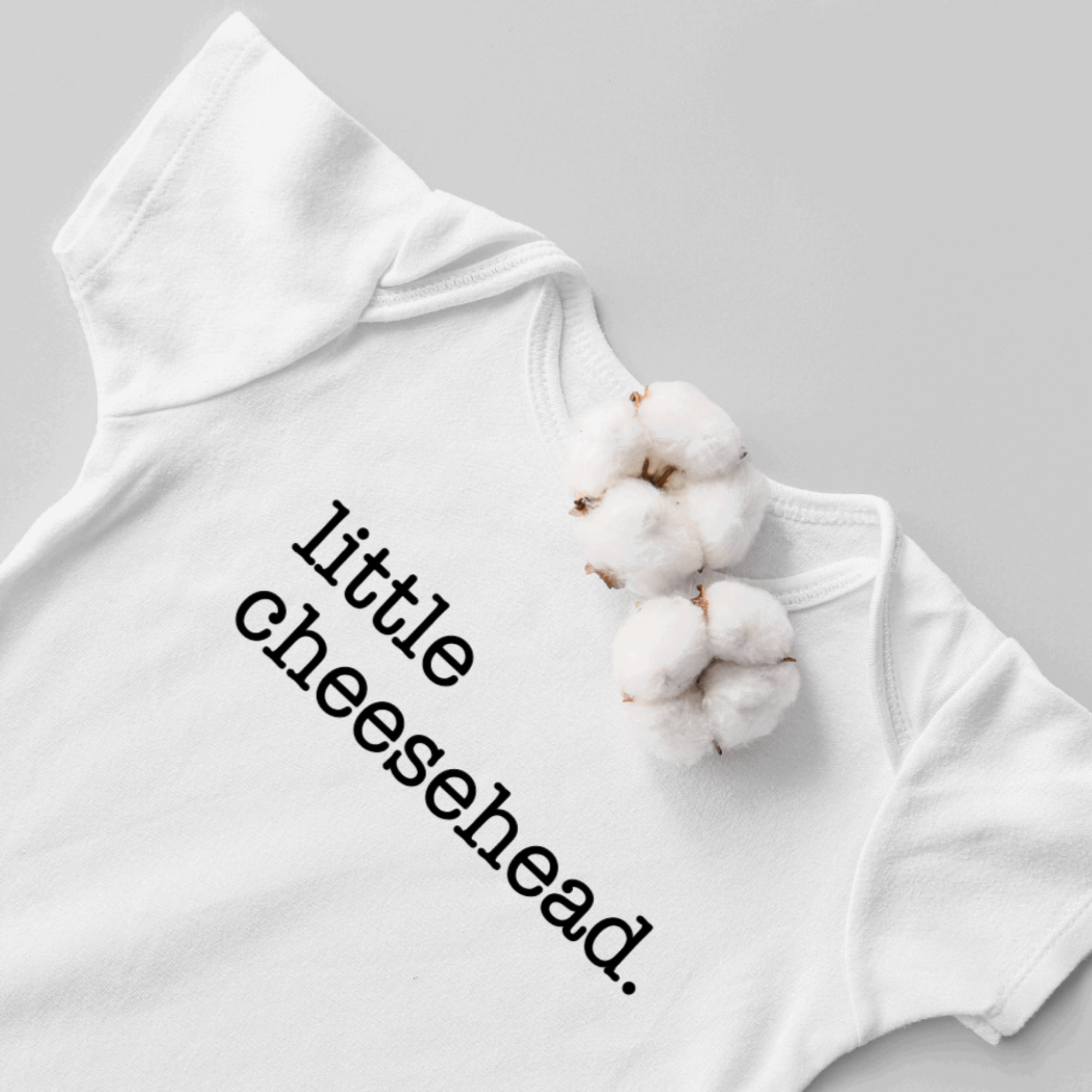 Little Cheesehead Baby Onesie® Custom Green Bay Baby Outfit Etsy