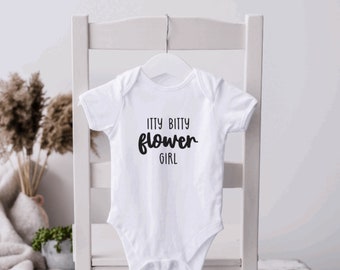 Itty Bitty Flower Girl Proposal Onesie® | Flower Girl Shirt | Flower Girl Gift | Flower Girl Proposal | Flower Girl Baby Onesie® |