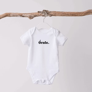 Orale Baby Onesie® | Spanish Baby Onesies® | Mexican Baby Onesie® | Funny Spanish Baby Onesie® | Minimalist Baby Onesie® | Bilingual Onesie®