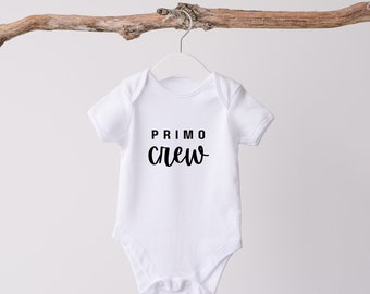 Primo Crew Onesie® | Cousin Crew | Primo Shirt | Cousin Shirts | Cousin Shirts for Babies | Cousin Gifts | Spanish Onesies®