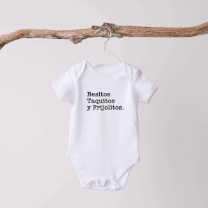 Besitos Baby Onesie® | Spanish Baby Onesie® |  Cute Spanish Baby Onesie® |  Baby Boy Spanish Onesie® | Funny Spanish Onesies® |