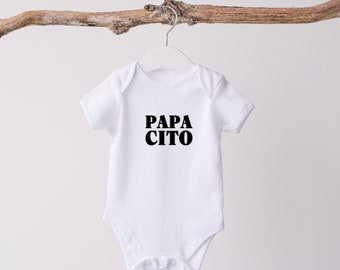 Papacito Baby Onesie® | Cute Spanish Baby Onesie® |  Baby Boy Spanish Onesie® | Funny Spanish Onesies® | Papacito Shirt | Baby Shower Gift