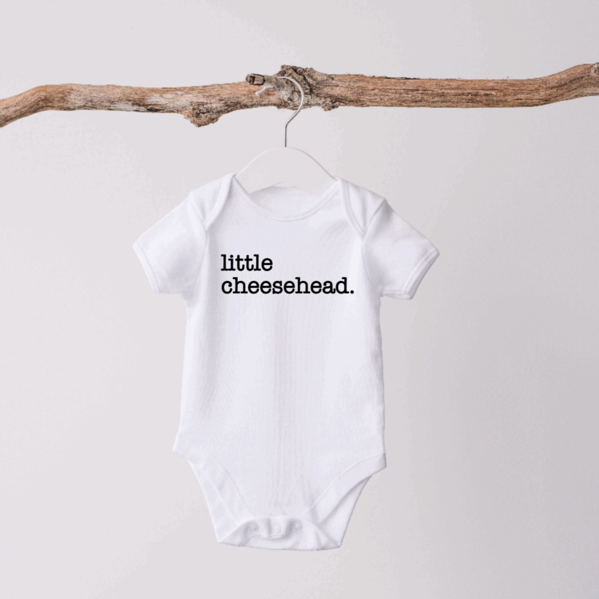 Little Cheesehead Baby Onesie® Custom Green Bay Baby Outfit Etsy