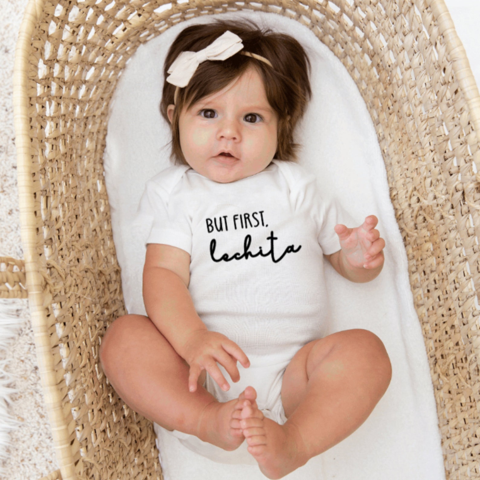 But First Lechita Baby Onesie® Spanish Baby Onesie® Cute Etsy
