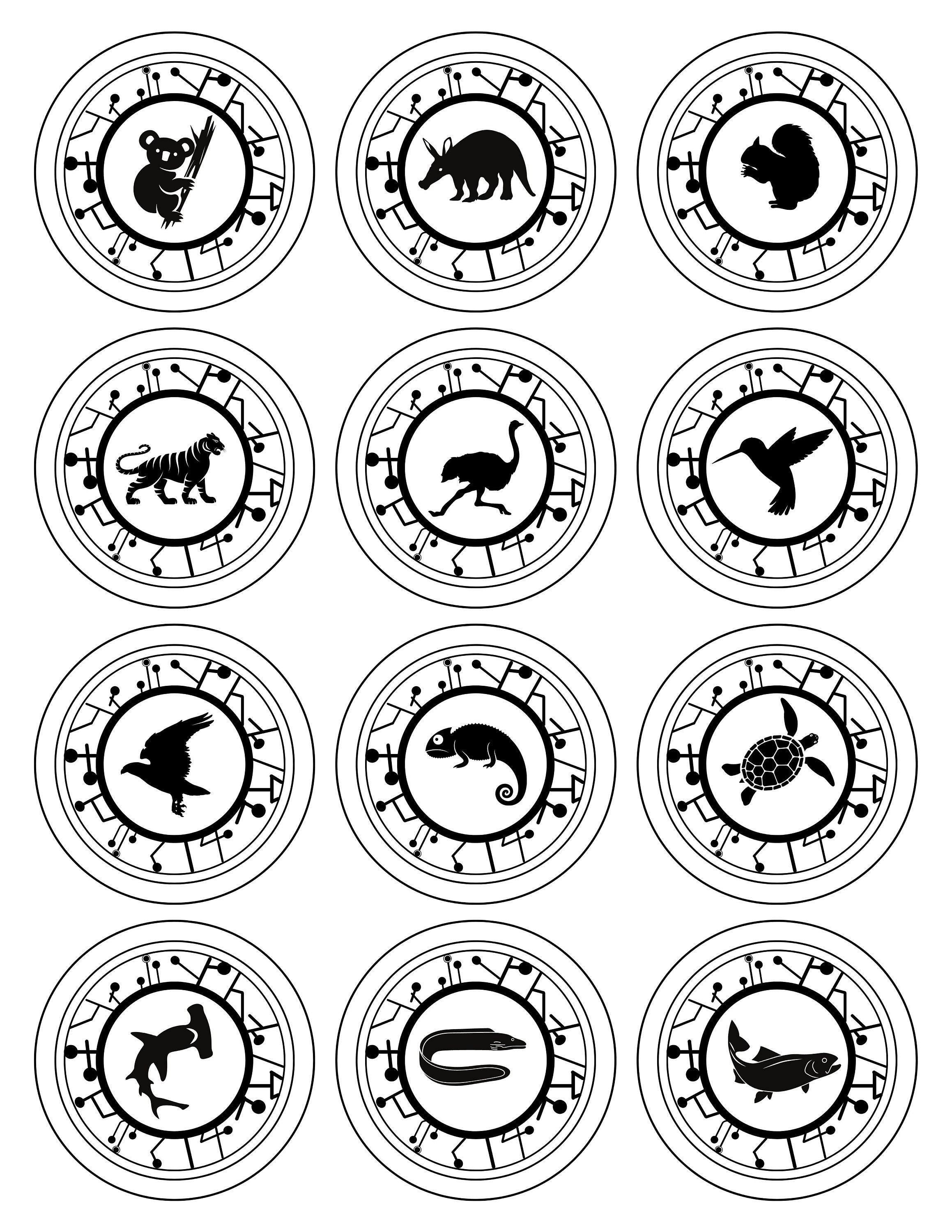 Coloring Sheets Creature Power Discs Inspired 2 5 PRINTABLE Download Etsy Coloring Sheets Creature Power Discs Inspired 2 5 PRINTABLE Download Etsy