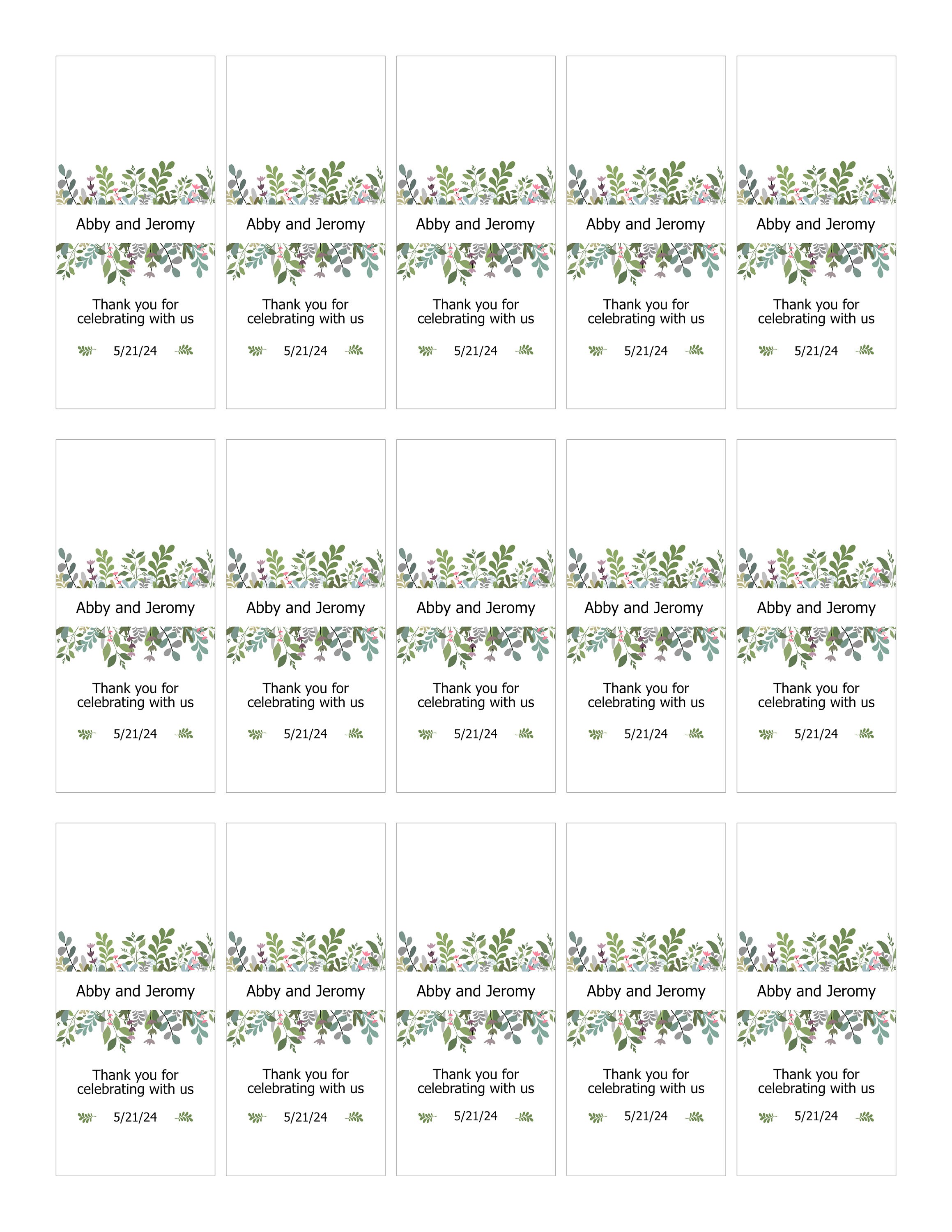 Editable Hersheys Mini Chocolate Wrapper Downloadable File - Etsy