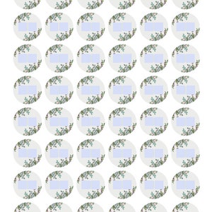 Downloadable Custom Sticker Template Floral Collection Etsy Downloadable Custom Sticker Template Floral Collection Etsy