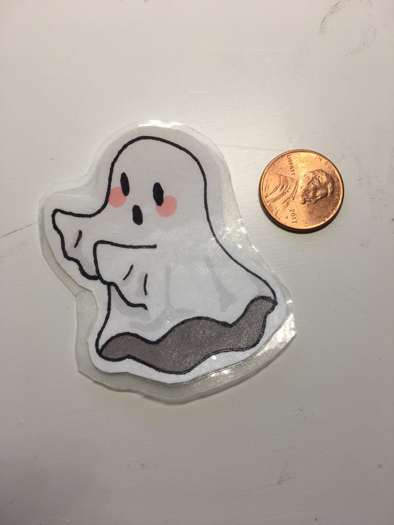 Cute Halloween Ghost Sticker - Etsy