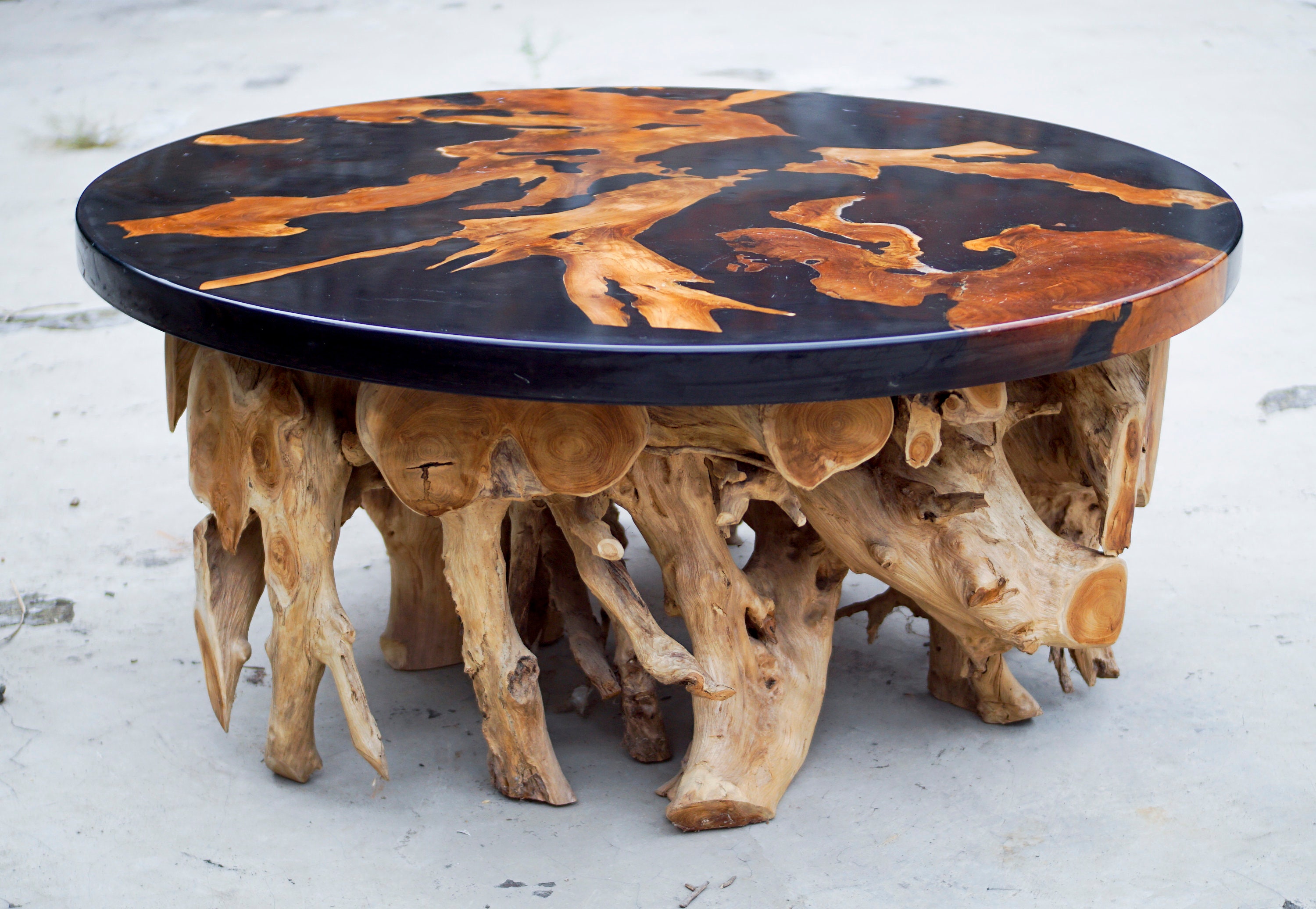 Epoxy Tree Root Table