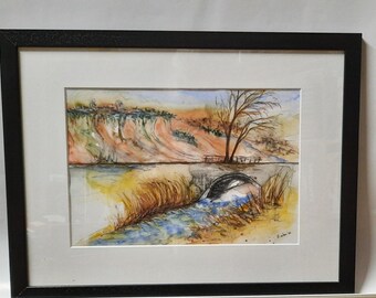 Mountain landscape - by the river