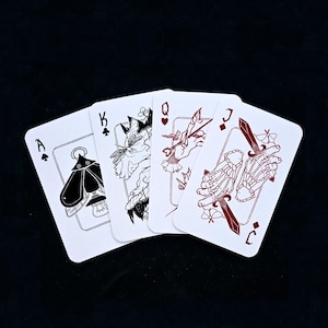 THINGAMABUGS - Mazzo di carte da gioco standard per poker - Illustrazioni originali a tema insetti