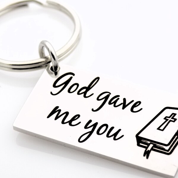 thumbnail image 2 of God Gave Me You Ornament, Personalized Couple Christmas 2 of 13
