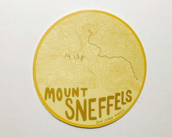 Mount Sneffels 14er Sticker