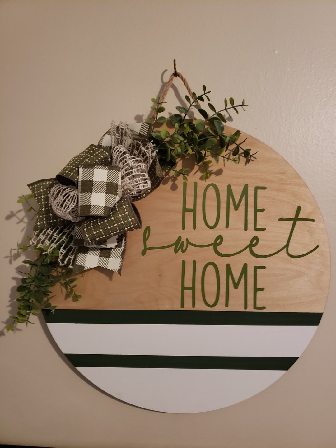 Home Door Hanger Housewarming Gift Front Door Wreath - Etsy