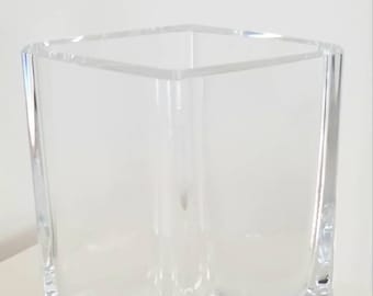 Vintage Kosta Boda Art Glass Vase by Göran Wärff, Signed