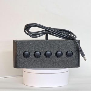 Button box 5 buttons USB Box for Sim Racing, Flight Simulator (Plug & Play) usb-a wired box