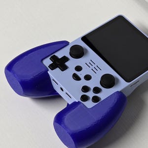 Powkiddy RGB20S Comfort Grip Retro Gaming Emulator Handheld Grip blue color