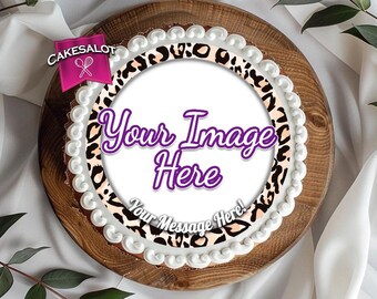 TOPPER TORTA DI COMPLEANNO COMMESTIBILE PERSONALIZZATO MONKEY