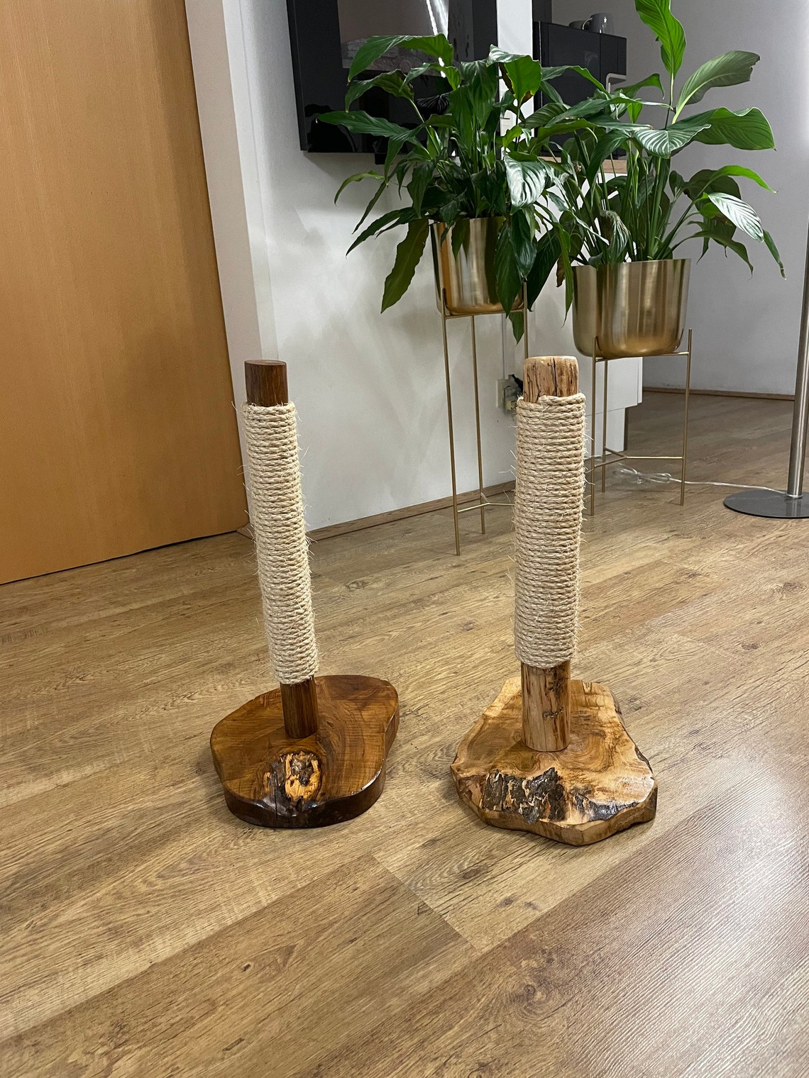 Scratching Post From Solid Wood Etsy UK