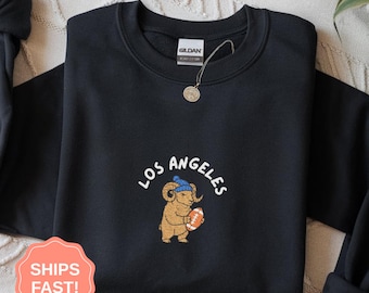 Besticktes Los Angeles Football Shirt, LA Spieltag Sweatshirt, Football Ram Fan Sport Geschenk, Unisex Hoodie für Männer, Frauen