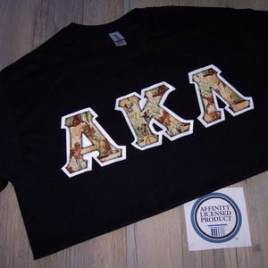 Alpha Kappa Lambda Shirt --Dogs on White Twill